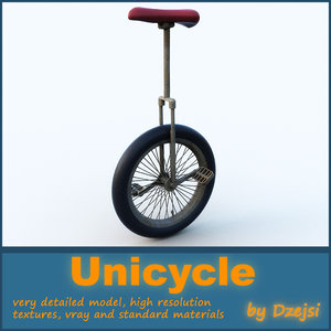 3d unicycle model