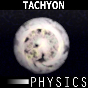3d model of tachyon particle