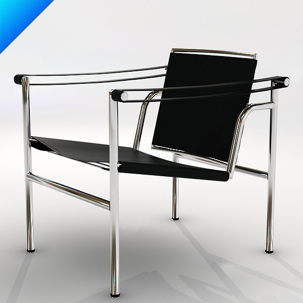 Cassina Lc1 Sling Chair 3d Model