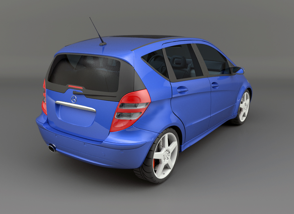 3ds max smart mercedes a1