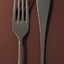 3d model fork