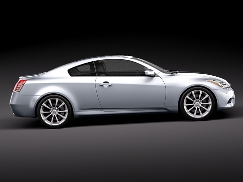 infiniti g37 coupe 3d model