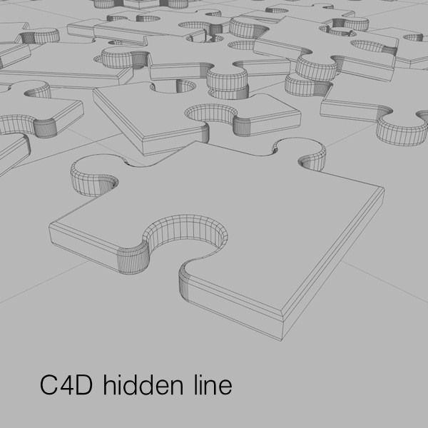 3d model 200 piece jigsaw puzzle