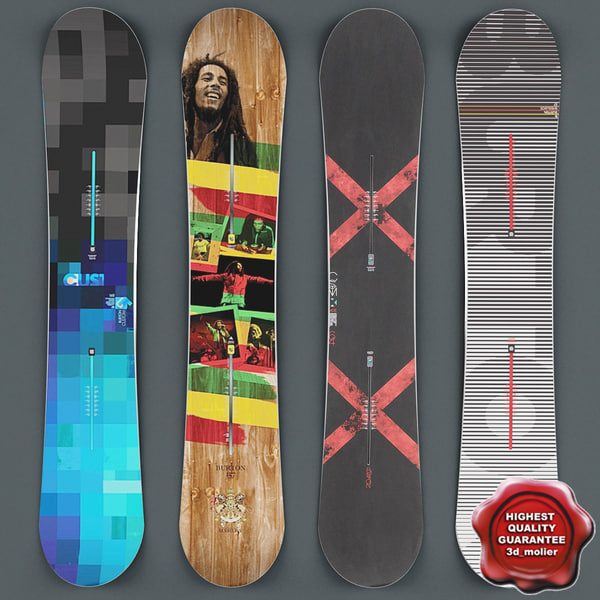 3d max snowboard olympic