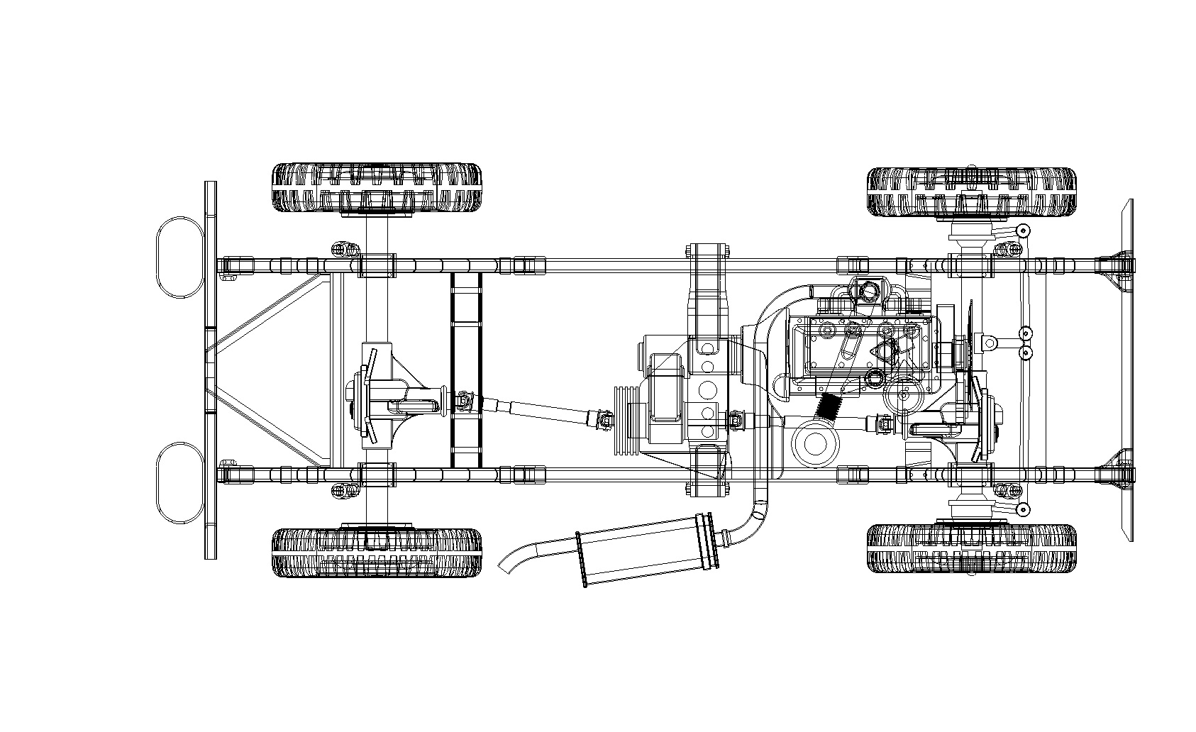 Willys Truck Frame Dimensions