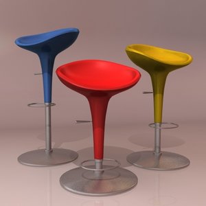 3d bar stool
