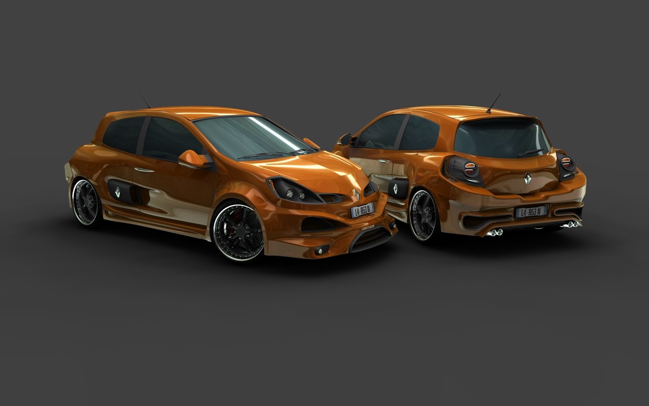 Renault clio 3d model