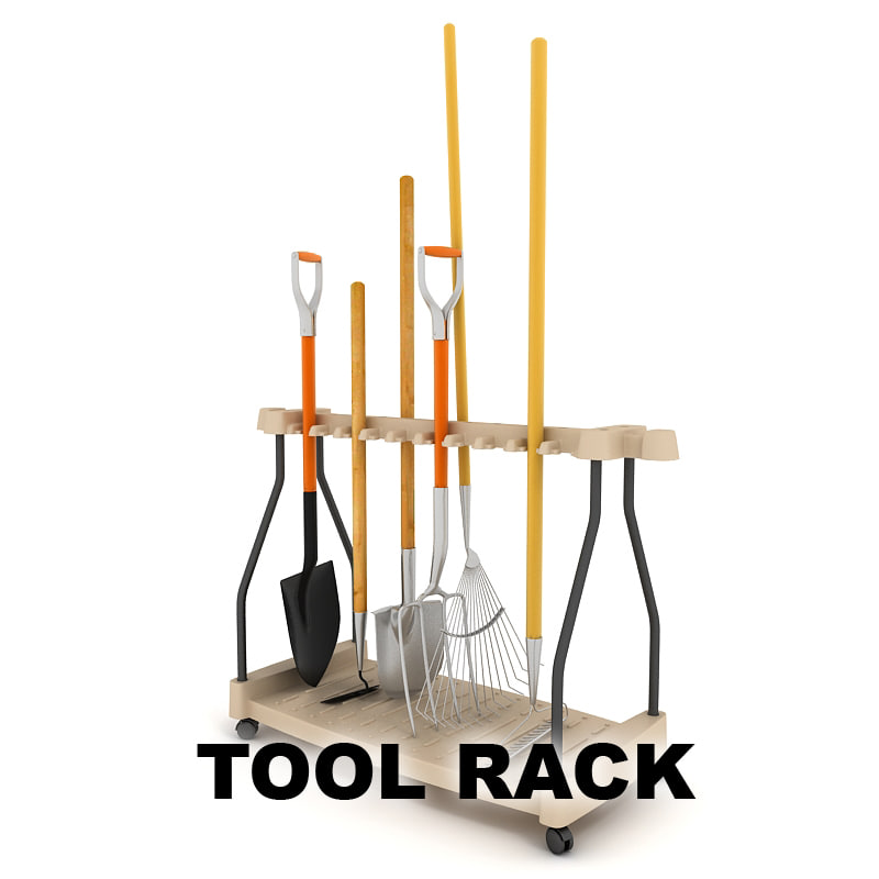 fbx garden tool rack