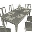 dinner table v4 3d 3ds