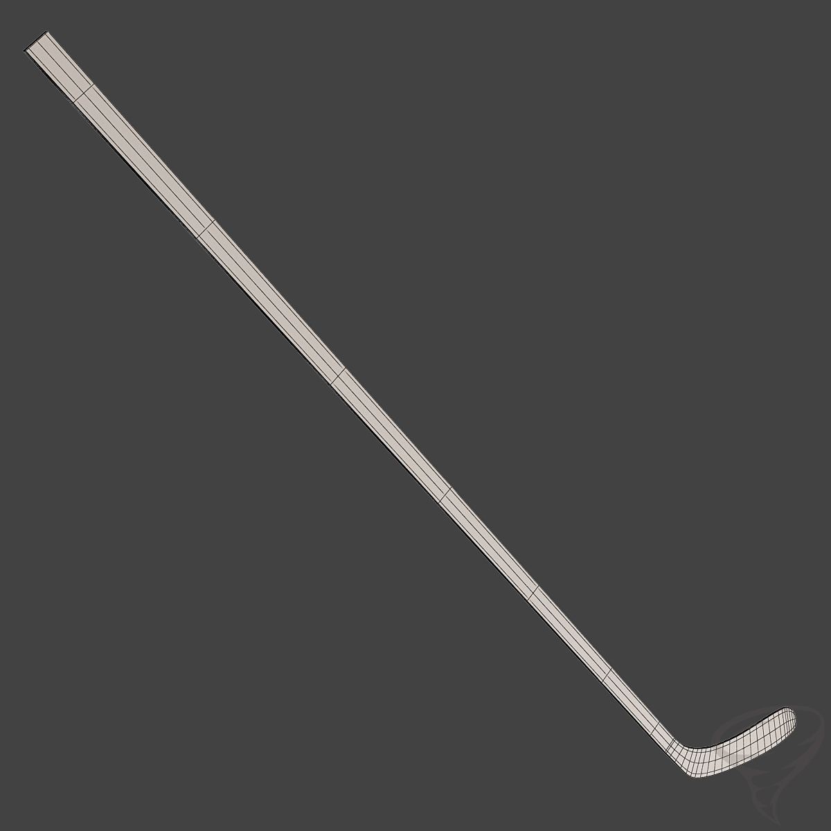 冰上曲棍球棒3d模型