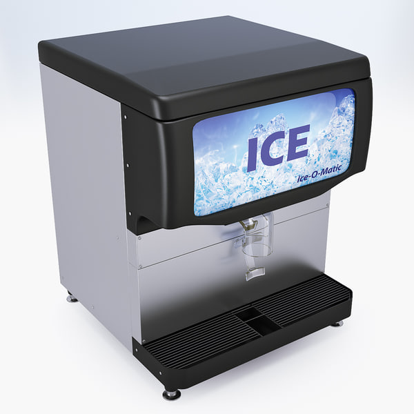 max countertop ice dispenser iceomatic