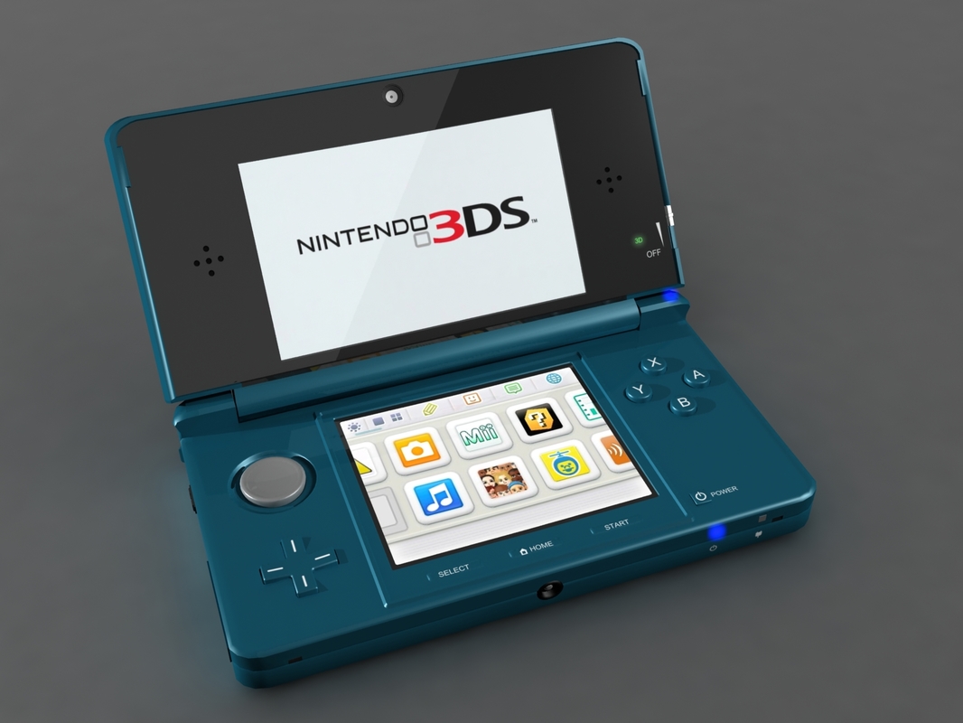 nintendo ds 3d model