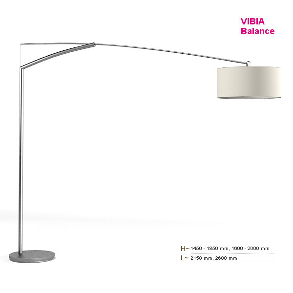 3ds Vibia Balance Big Vibia Balance Big Floor Lamp Modern Contemporary High