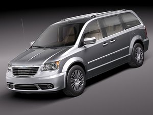 3d max chrysler town country 2011