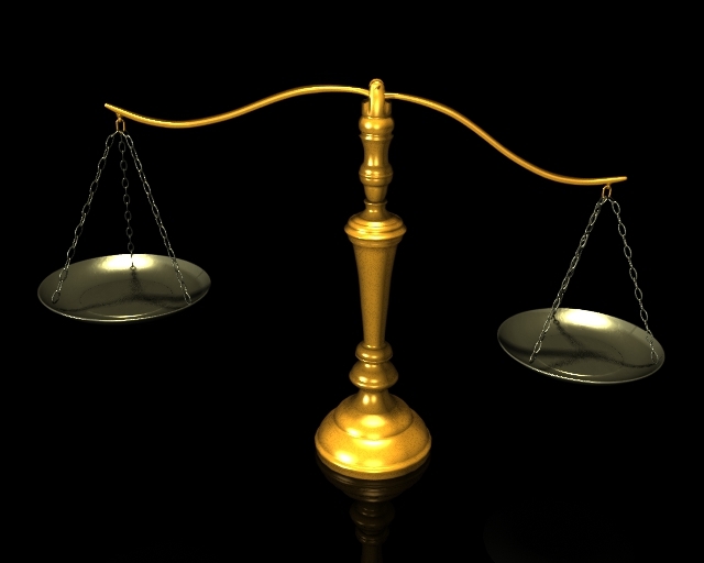 scales justice 3d model