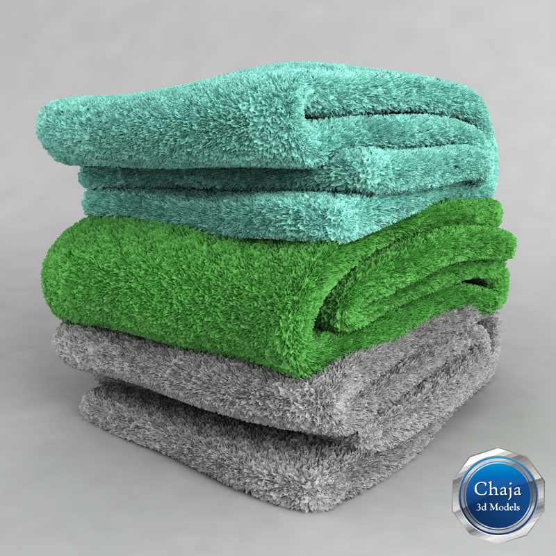 3d towel model