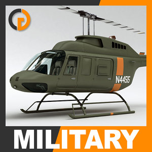 military bell 206l interior 3ds