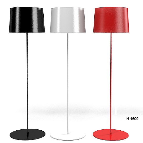 Foscarini Twiggy Lettura Terra Floor Lamp Modern Contemporary Red Black White