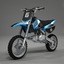3d model of pit bike