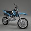 3d model of pit bike