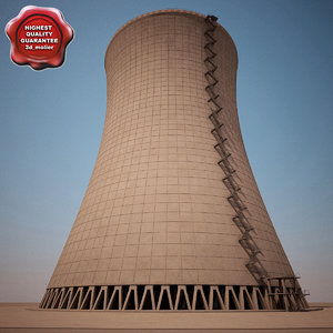 3d model cooling tower