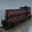 amtrak train 3d max