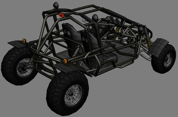 3d buggy desert model