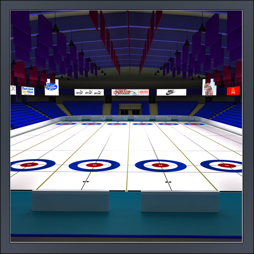 curling arena c4d