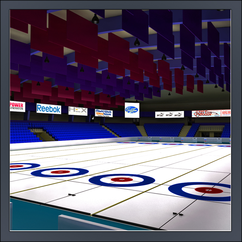 curling arena c4d