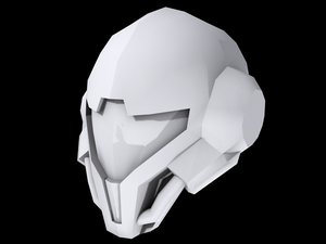 3ds max custom helmet