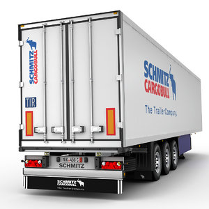 3d model semi trailer schmitz