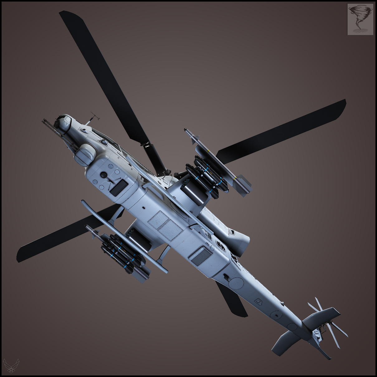 3d model ah - 1z viper