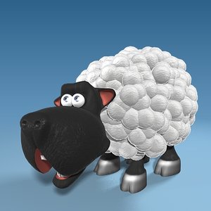 max cute cartoon sheep