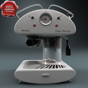 retro coffee maker ariete 3d model
