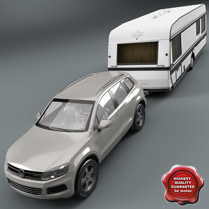 volkswagen touareg 2011 caravan 3d 3ds