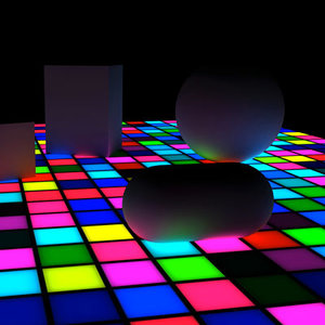 3d lwo disco dance floor
