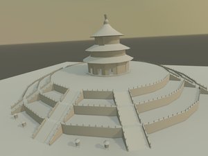 temple heaven 3d model
