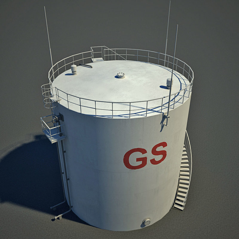 3d model oil tank