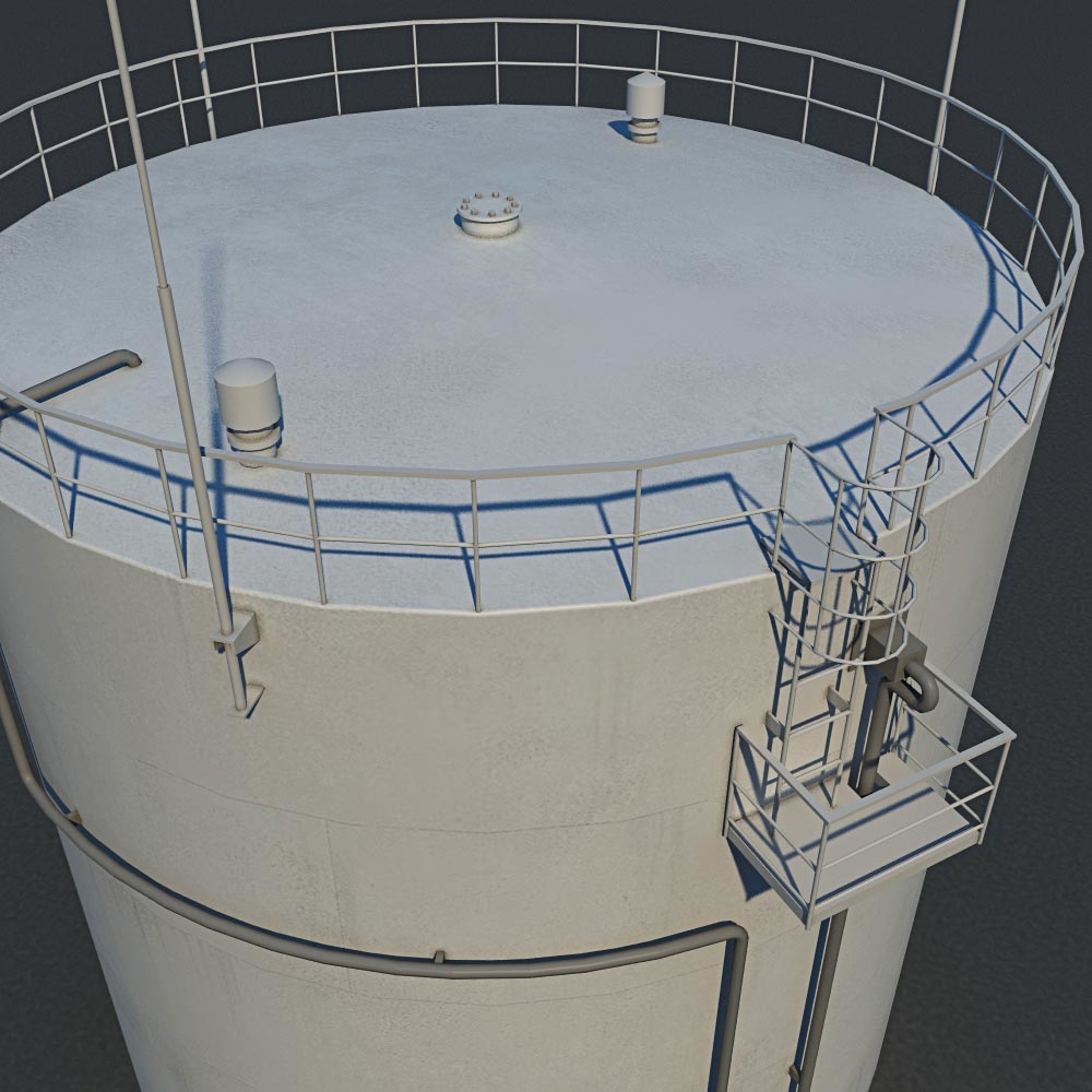 3d model oil tank