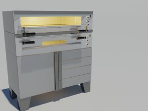 pizza oven 3d model