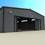 hangars warehouses 3d model