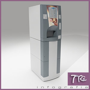 coffee vending machine 3d model