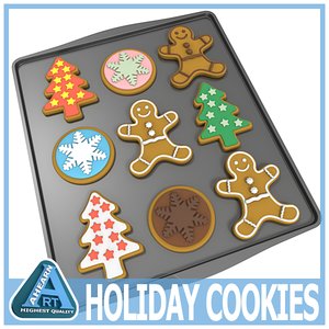 dxf set holiday cookies