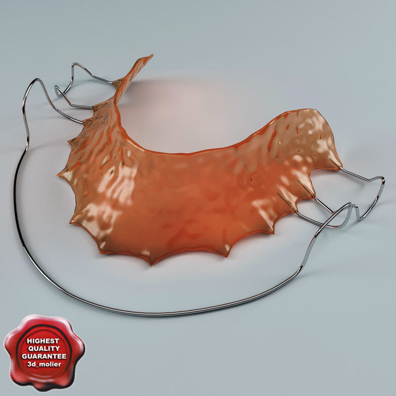 dental-tooth-plate-3d-model