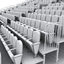 theatre raked seating 3d max