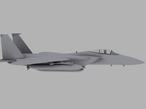 f-15 eagle jet fighter 3d model