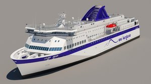 3ds max passenger ferry boat