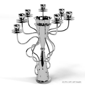 3d driade simon candleholder model