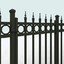 3d model of fence