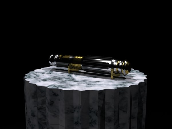 Free Mace Windu Lightsaber 3d Model